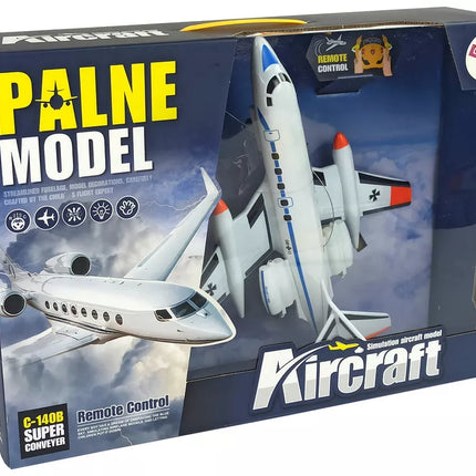 Nuotoliniu būdu valdomas keleivinis lėktuvas su šviesomis 40 Mhz Pilot