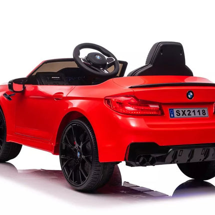 Vaikiškas elektromobilis BMW M5, raudonas