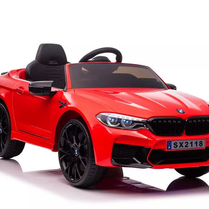 Vaikiškas elektromobilis BMW M5, raudonas