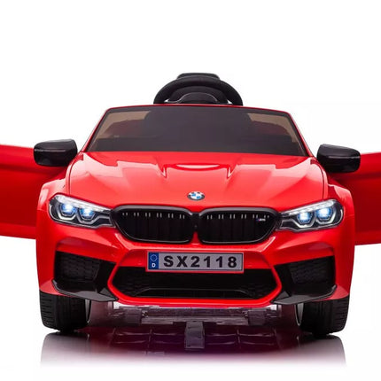 Vaikiškas elektromobilis BMW M5, raudonas