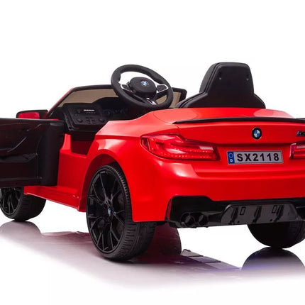 Vaikiškas elektromobilis BMW M5, raudonas