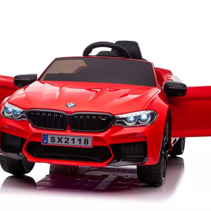 Vaikiškas elektromobilis BMW M5, raudonas