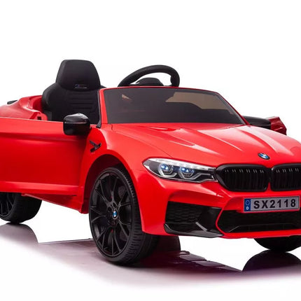Vaikiškas elektromobilis BMW M5, raudonas