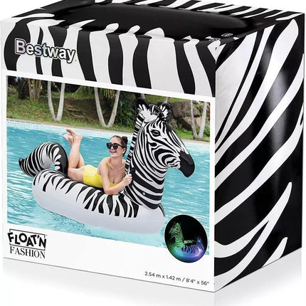 Pripučiamas čiužinys Zebra LED 254 x 142 cm Bestway 41406