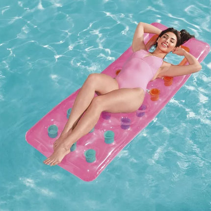 Pripučiamas čiužinys rožinis 188 x 71 cm Bestway 43040