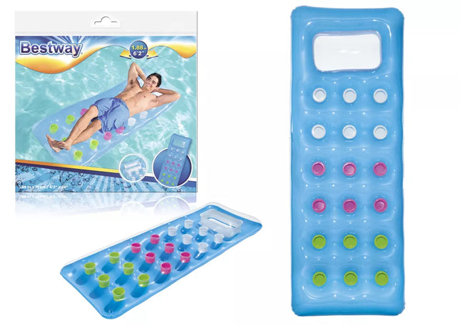 Pripučiamas Mėlynas Čiužinys 188 x 71 cm Bestway 43040