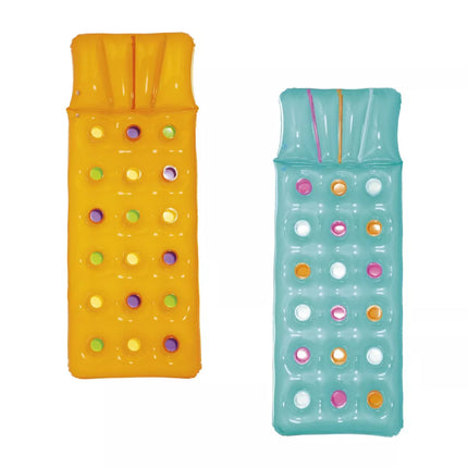 Pripučiamas čiužinys plaukiojimui geltonas 188 x 71 cm Bestway 43014