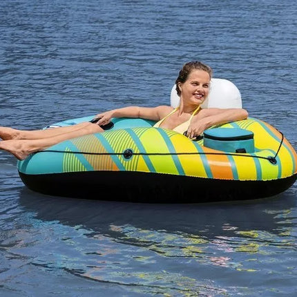 Didelis pripučiamas ratas + krepšys 169 x 137 cm Bestway 43398