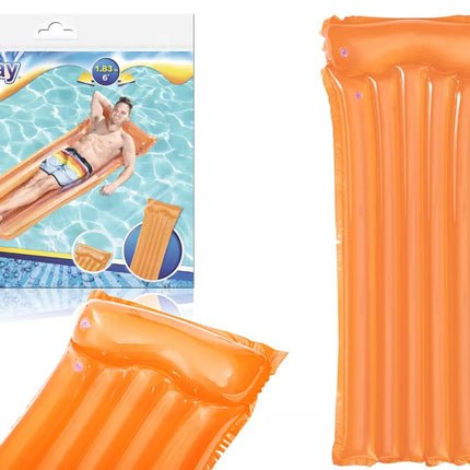 Pripučiamas čiužinys plaukiojimui oranžinis 183 x 76 cm Bestway 44013