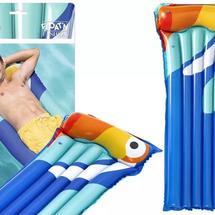 Pripučiamas vandens čiužinys Tukanas Mėlynas 183 x 76 cm Bestway 44021