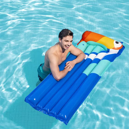 Pripučiamas vandens čiužinys Tukanas Mėlynas 183 x 76 cm Bestway 44021