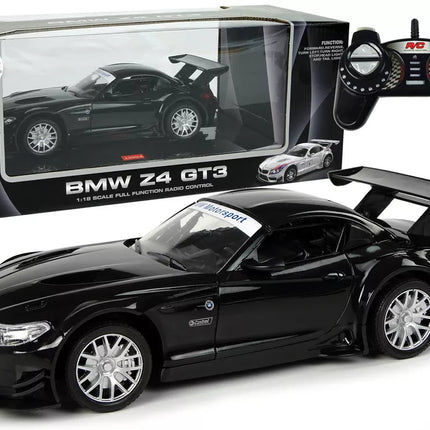 Sportinis automobilis R/C 1:18 BMW Z4 GT3 juodas 2,4 G šviesos