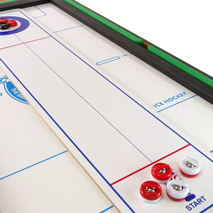 8 viename mobilus žaidimų stalas: stalo tenisas, biliardas, boulingas, ledo ritulys