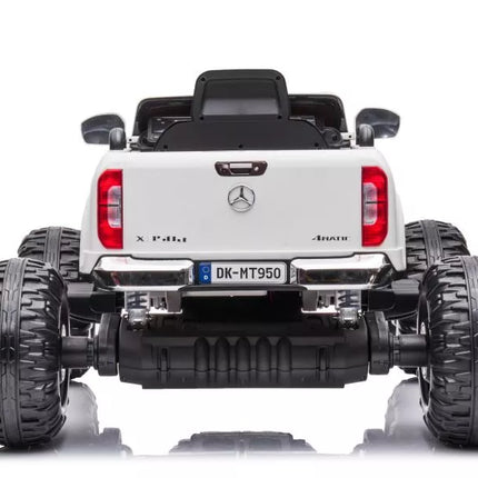 Automobilis su baterijomis Mercedes DK-MT950 4x4, baltas