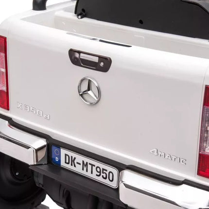 Automobilis su baterijomis Mercedes DK-MT950 4x4, baltas