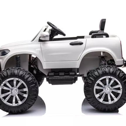 Automobilis su baterijomis Mercedes DK-MT950 4x4, baltas