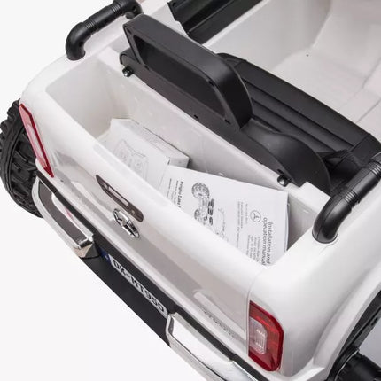 Automobilis su baterijomis Mercedes DK-MT950 4x4, baltas