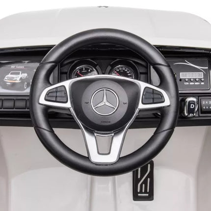 Automobilis su baterijomis Mercedes DK-MT950 4x4, baltas