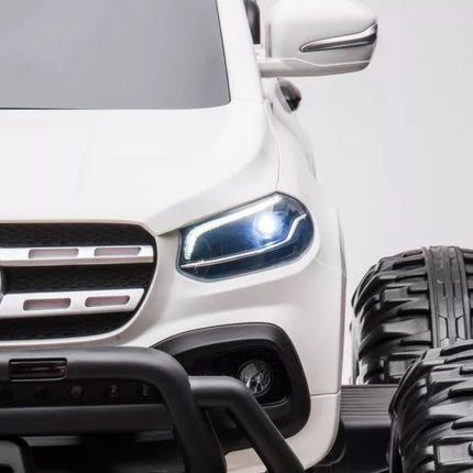 Automobilis su baterijomis Mercedes DK-MT950 4x4, baltas