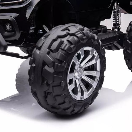 Akumuliatorinis automobilis Mercedes DK-MT950 4x4, juodas, lakuotas