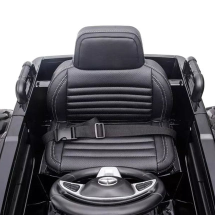 Akumuliatorinis automobilis Mercedes DK-MT950 4x4, juodas, lakuotas