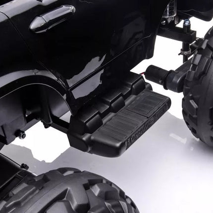 Akumuliatorinis automobilis Mercedes DK-MT950 4x4, juodas, lakuotas