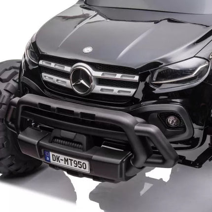 Akumuliatorinis automobilis Mercedes DK-MT950 4x4, juodas, lakuotas