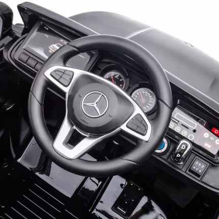 Akumuliatorinis automobilis Mercedes DK-MT950 4x4, juodas, lakuotas