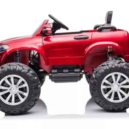 Akumuliatorinis Automobilis Mercedes DK-MT950 4x4 Raudonas Lakuotas