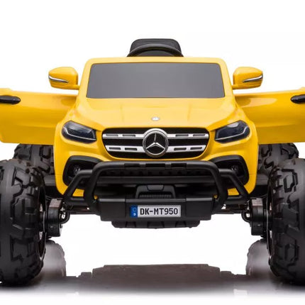 Akumuliatorinis automobilis Mercedes DK-MT950 4x4 aukso-geltonas lakuotas
