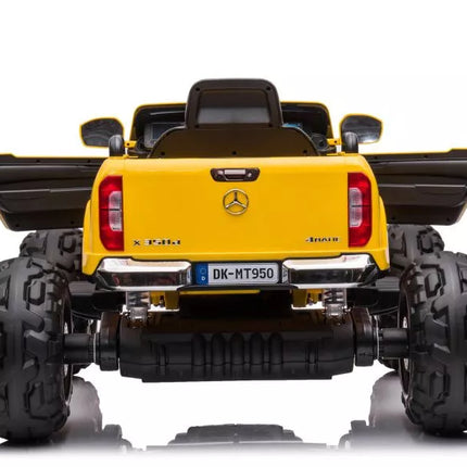Akumuliatorinis automobilis Mercedes DK-MT950 4x4 aukso-geltonas lakuotas
