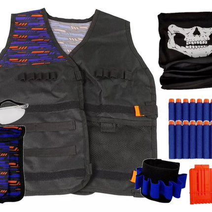 Komandos apranga Policininko kostiumas Šoviniai Akiniai Šalikas Liemenė