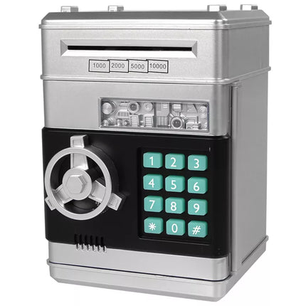 Elektroninė taupyklė su kodu, sidabrinė