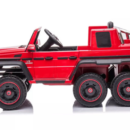Vaikiškas elektromobilis Mercedes Benz G63, raudonas