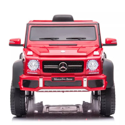 Vaikiškas elektromobilis Mercedes Benz G63, raudonas