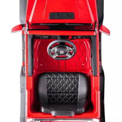 Vaikiškas elektromobilis Mercedes Benz G63, raudonas