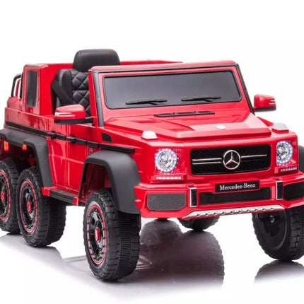 Vaikiškas elektromobilis Mercedes Benz G63, raudonas