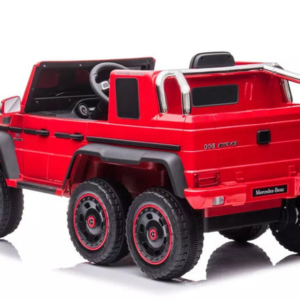 Vaikiškas elektromobilis Mercedes Benz G63, raudonas