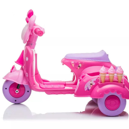 Triratis paspirtukas ledų krautuvėlė JT5258 rožinis