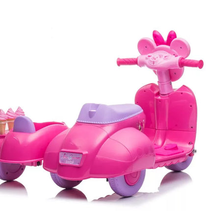 Triratis paspirtukas ledų krautuvėlė JT5258 rožinis