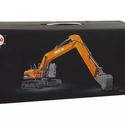 Profesionalus vikšrinis ekskavatorius nuotoliniu būdu valdomas 2.4GHz LED žibintai 15 funkcijų