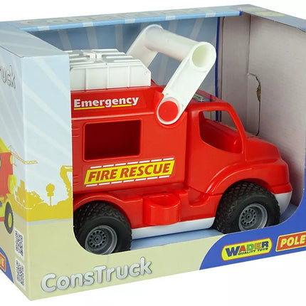 Gaisrinės tarnybos sunkvežimis "Fire Brigade ConsTruck" raudonas Polesie 41920