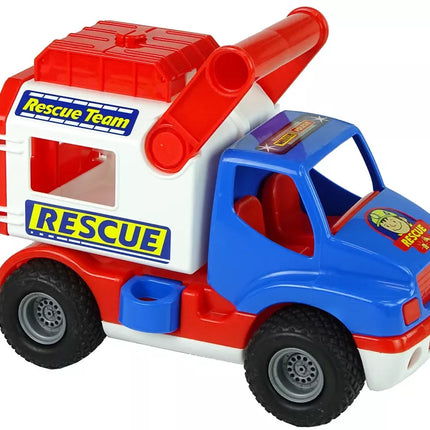 Mėlynai baltas „Polesie ConsTruck“ gelbėjimo automobilis 41937