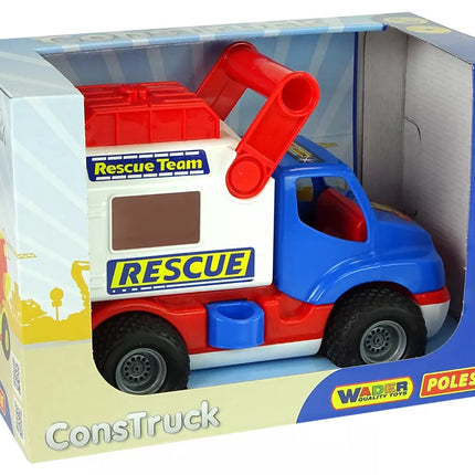 Mėlynai baltas „Polesie ConsTruck“ gelbėjimo automobilis 41937