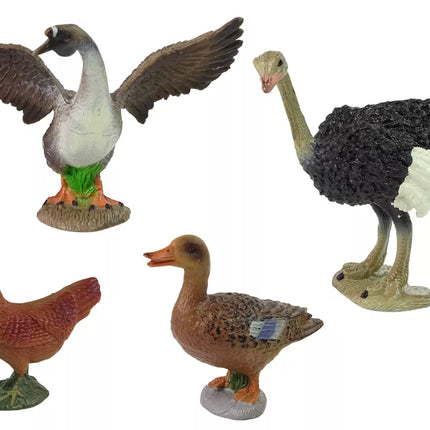 Ūkinių gyvūnų figūrėlių rinkinys Ūkininkas Paukščiai