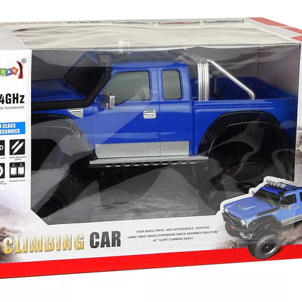 Visureigis R/C 2.4G Climbing Car 1:8 mėlynas 4x4