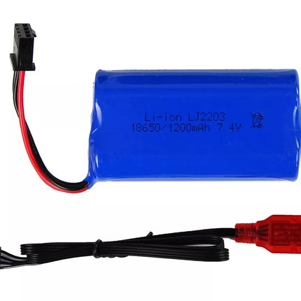 Visureigis R/C 2.4G Climbing Car 1:8 mėlynas 4x4