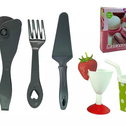 Picos priedų rinkinys Virtuvės linksmas maistas