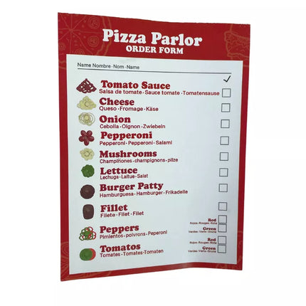 Picos priedų rinkinys Virtuvės linksmas maistas