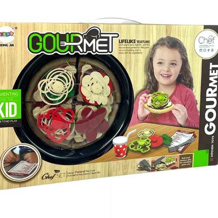 Picos priedų rinkinys Virtuvės linksmas maistas